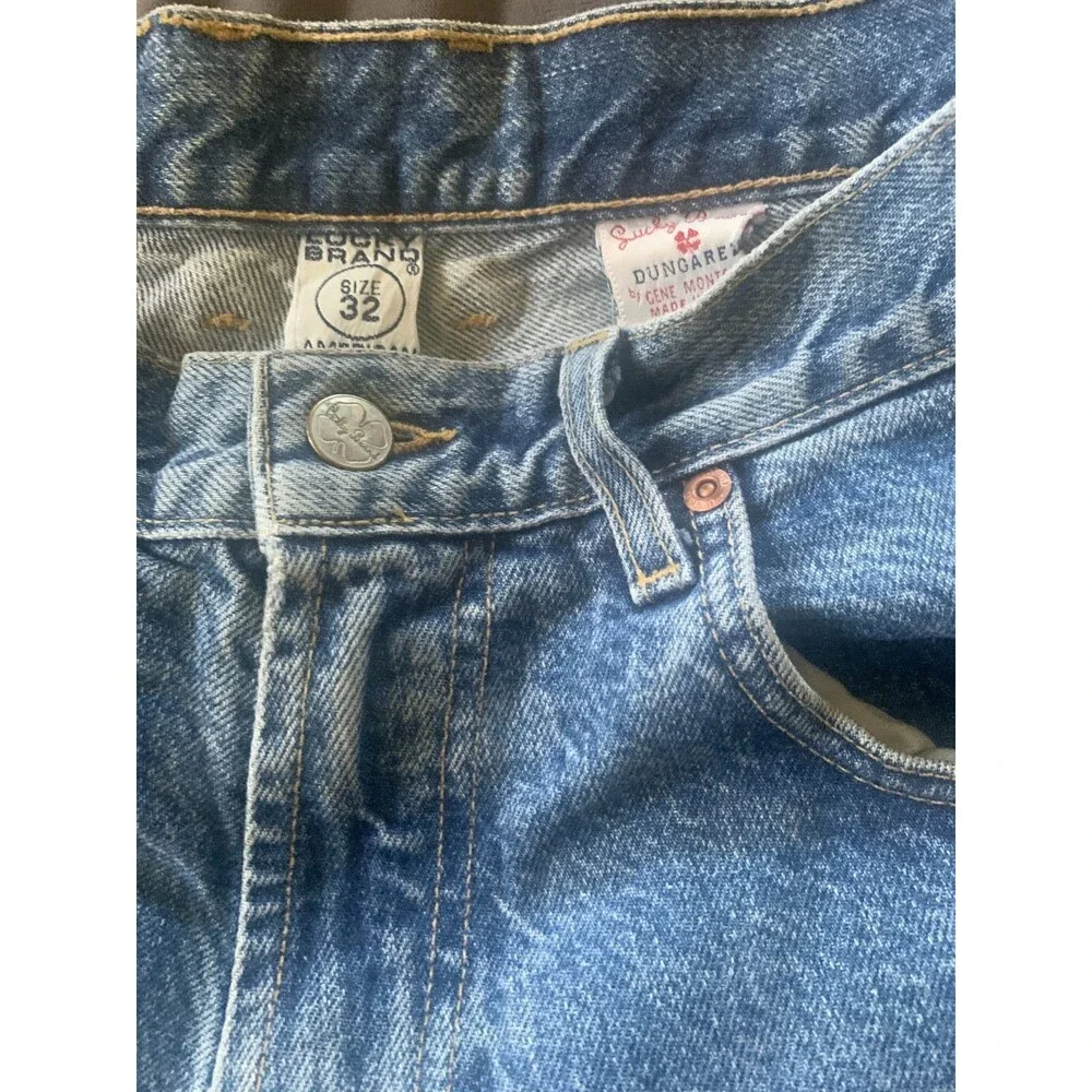 Vtg Lucky Brand by Gene Montesano Jeans  Size 32 x 31  Made in USA